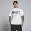 T-Shirt Masculina Lift Burnout Algodão com Gráfico MP - Branco Retro