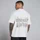 T-shirt de Algodão de Ajuste Largo com Grafismo Lift MP para Homem - Branco Vintage