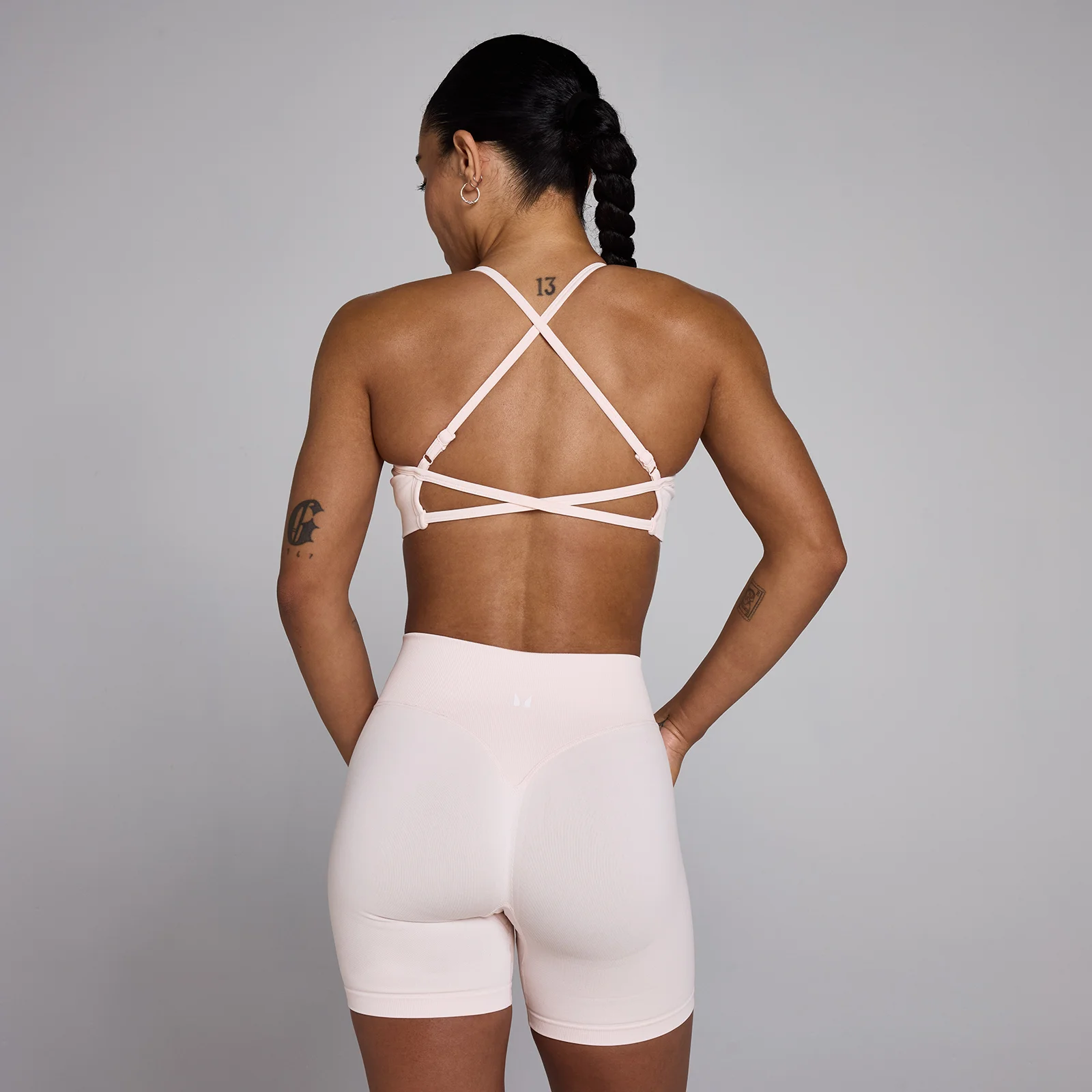 Sutiã Desportivo Feminino Lift Sem Costuras com Tiras MP - Rosa Bebé - XS Imagem 1