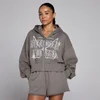 Sweatshirt Feminina Lift Graphic Lifestyle com Capuz e Fecho MP - Castanho Escuro