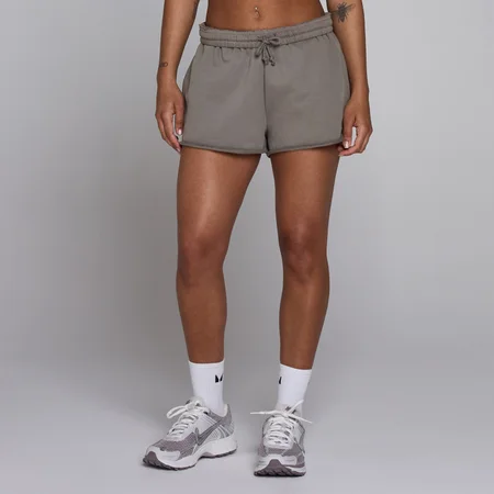 Calções Femininos MP Lift Graphic Lifestyle - Trufa Escuro