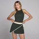 Top Feminino sem Mangas MP Tempo Gola Alta - Preto Lavado