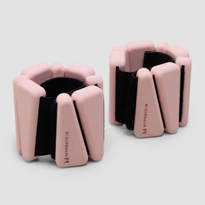Pesos de Tornozelo/Pulso de Silicone Myprotein com Saco (1lbs) - Rosa - Colour Blush