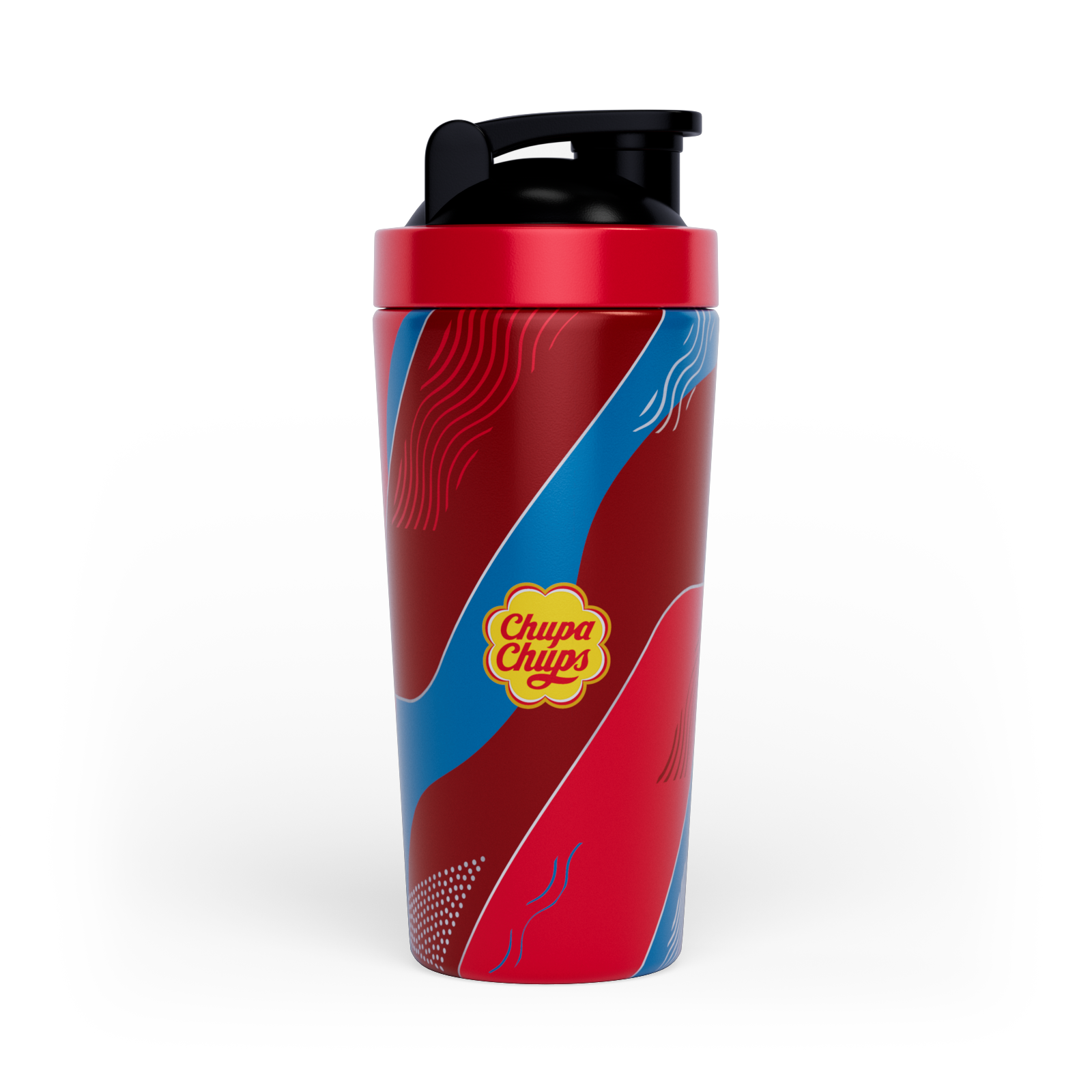 Shaker de Metal Reciclado Myprotein Chupa Chups - Vermelho Imagem 1