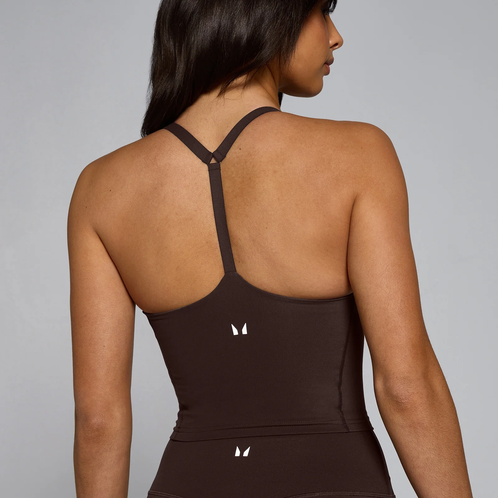 Top Feminino MP Tempo Strappy Racerback - Cacau - XS Imagem 4