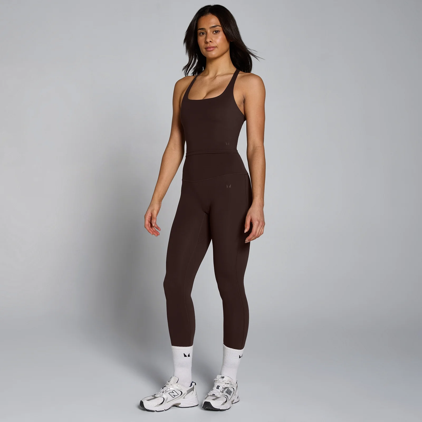 Top Feminino MP Tempo Strappy Racerback - Cacau - XS Imagem 3