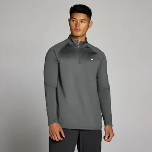 Top de Treino 1/4 Fecho Masculino MP - Cinzento Escuro - Size M