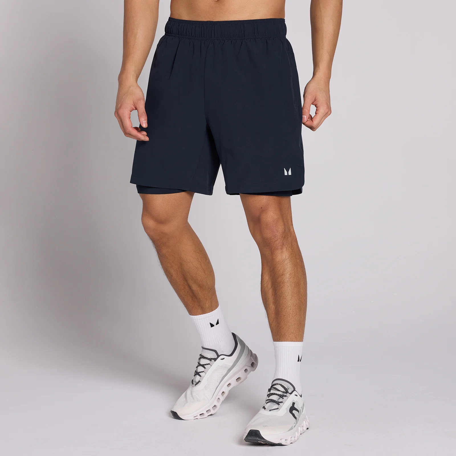 MP Men's 7" 2-in-1 Training Shorts - Dark Navy - S Imagem 1