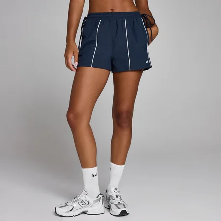 Calções Tecidos MP Tempo Contrast Tie para Mulher - Azul-meia-noite