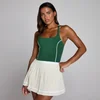 Top Tempo Contrast com Alças Cruzadas MP para Mulher - Verde Corrida