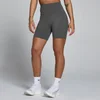 Calções Femininos de Cintura Subida MP Tempo - Cinzento Escuro