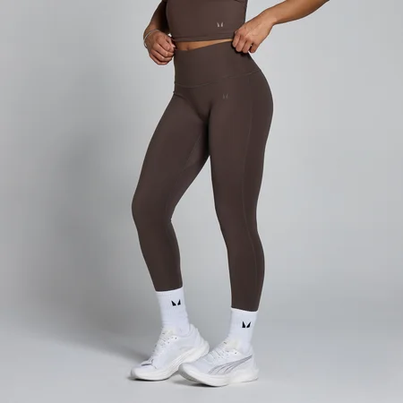 Leggings Femininas MP Tempo de Cintura Subida - Cacau
