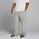 Calças de Fato de Treino Oversized de Perna Reta - Cinzento Giz