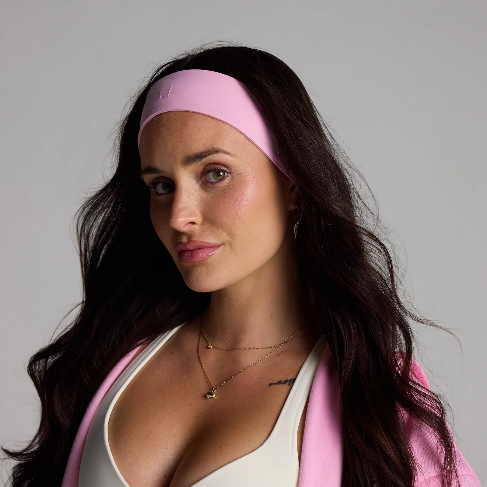 Faixa para a Cabeça MP Tempo Slim - Rosa Cosmo Imagem 1