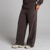 Calças Jogger MP Fleece Perna Reta Mulher - Cacau