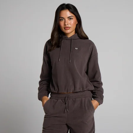 Sweatshirt com Capuz de Lã Polar MP Mulher - Cacau