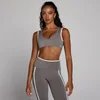 Sutiã Desportivo MP Velocity de Dupla Camada com Contraste para Mulher - Cinzento Cinza