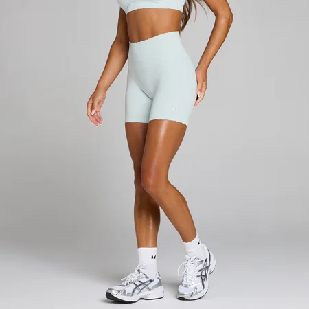 Calções de Ciclismo Sem Costuras Tempo Ultra MP Mulher - Azul Aura