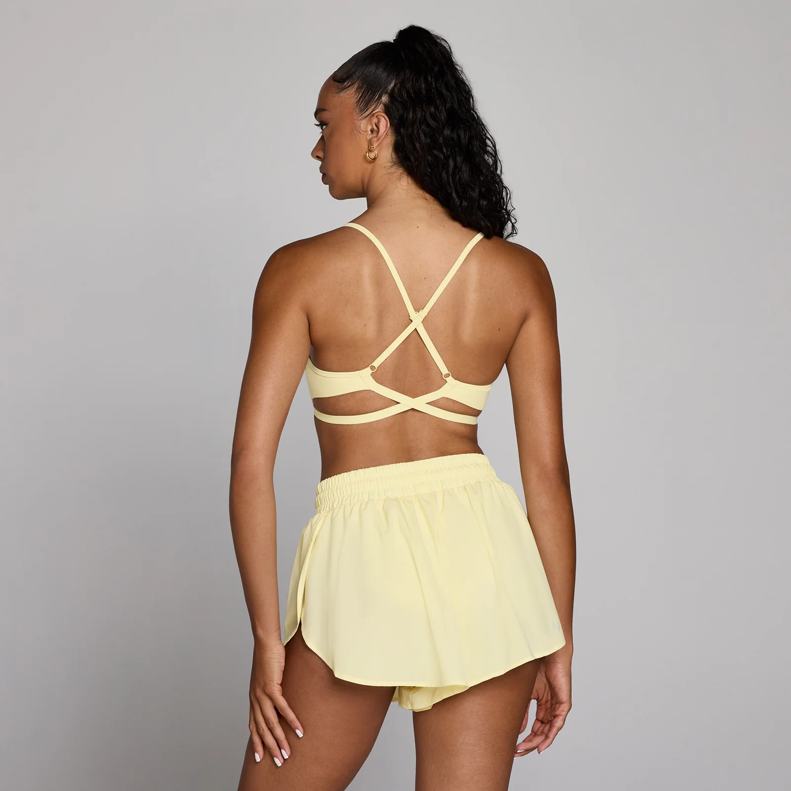 Sutiã Desportivo de Costas com Alças Ajustáveis Tempo MP Mulher - Creme Manteiga - XS Imagem 1