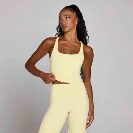 Camisola de Alças MP Women's Tempo com Costas Entrelaçadas - Creme Manteiga