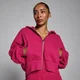 Camisola com Capuz e Fecho MP Lifestyle para Mulher - Baga Intensa