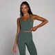 Camisola de Alças MP Women's Tempo com Costas Entrelaçadas - Verde Nublado
