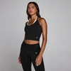 Camisola de Alças Seamless em Camadas MP Mulher - Preto Desbotado