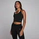 Camisola de Alças Seamless em Camadas MP Mulher - Preto Desbotado