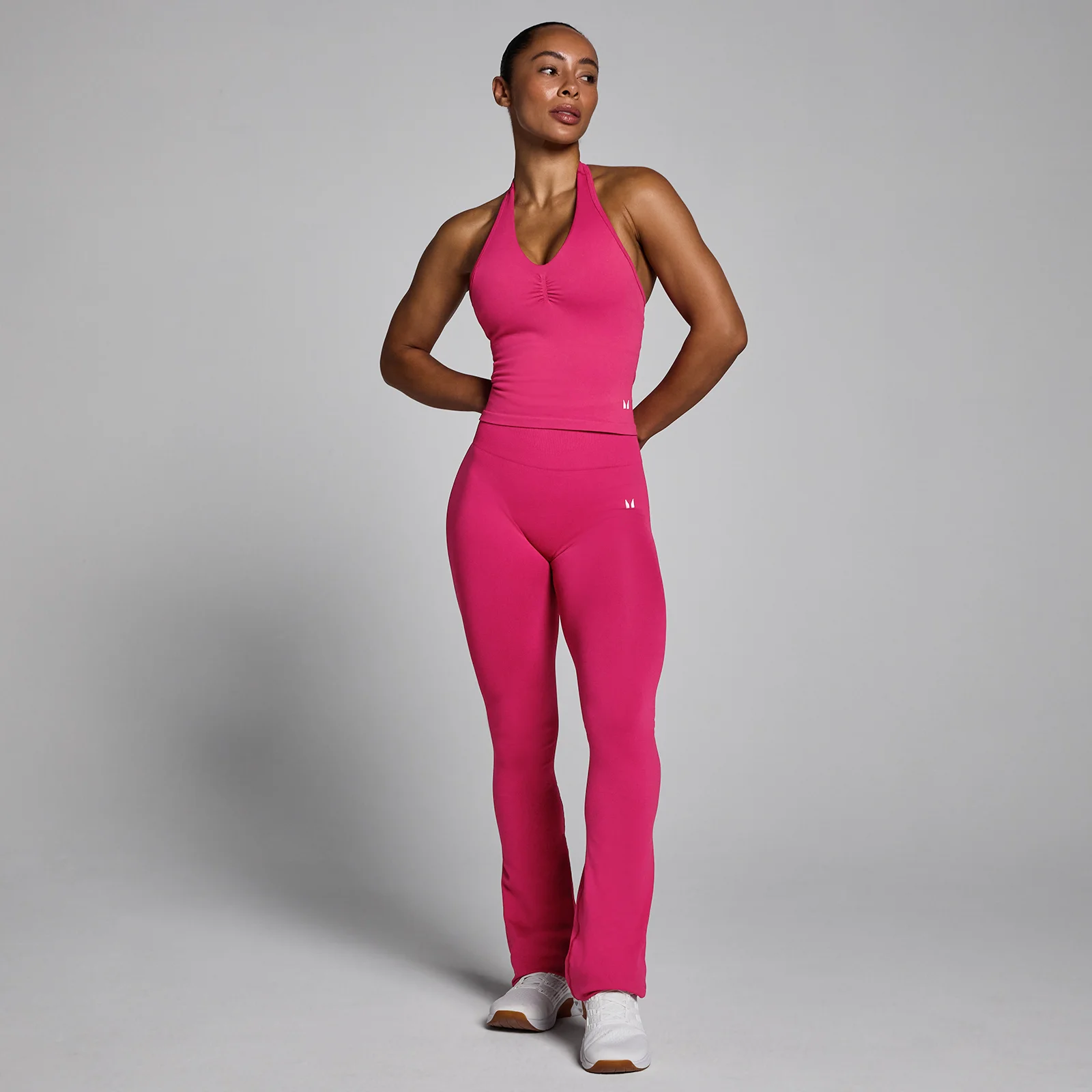 Top Tempo Seamless com Decote Halter MP para Mulher - Baga Intensa - S Imagem 3