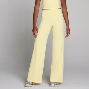 Leggings Perna Larga Tempo MP Femininas - Creme Manteiga - Size S