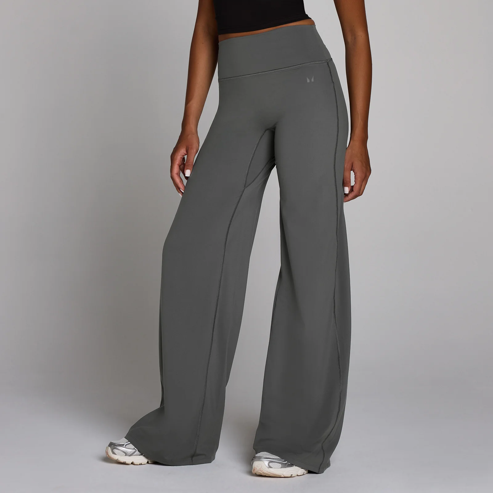Leggings Perna Larga Tempo MP Femininas - Cinzento Escuro - M Imagem 1