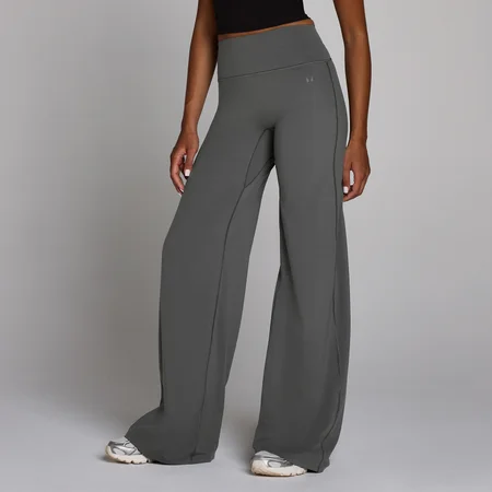 Leggings Perna Larga Tempo MP Femininas - Cinzento Escuro