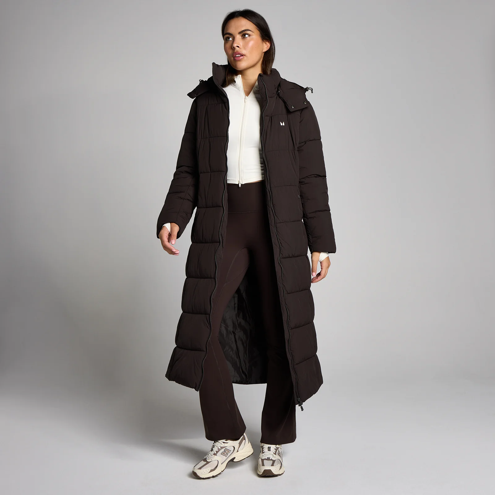 Casaco Acolchoado Maxi Puffer MP Mulher - Cacau - M Imagem 1