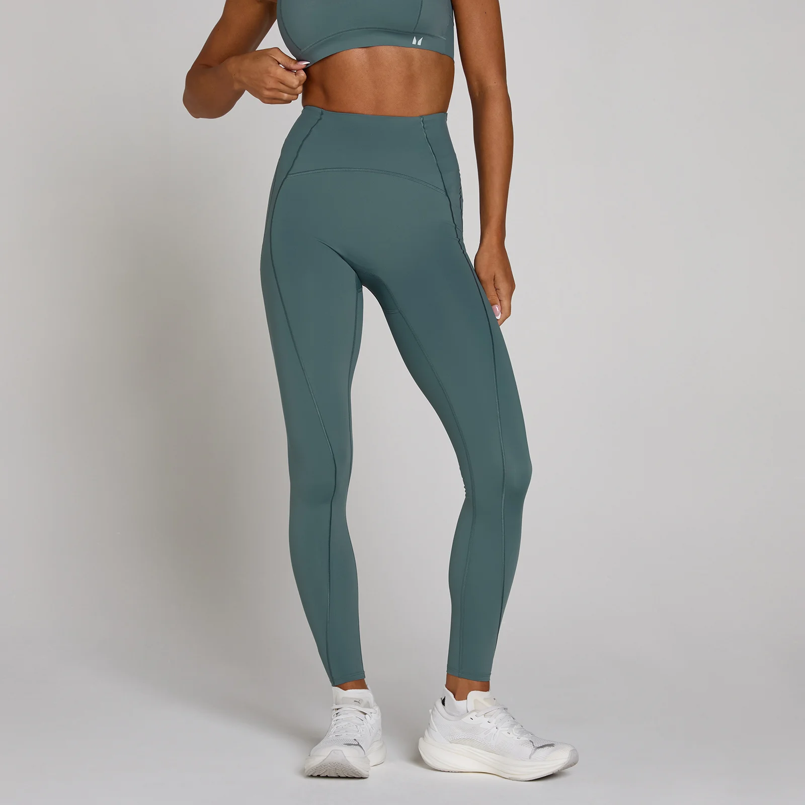 Leggings MP Women's Tempo Ultra Curved Stitch - Azul Futuro - L Imagem 1