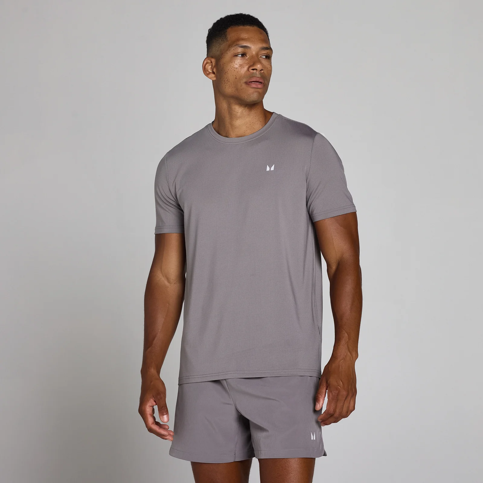 MP Men's Training Grid T-Shirt - Graphite - M Imagem 1