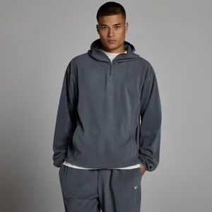 Camisola com Capuz MP Fleece 1/4 Fecho Homem - Granito - Size M