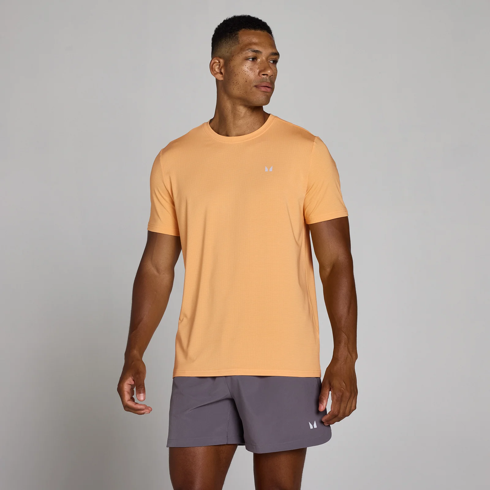 MP Men's Training Grid T-Shirt - Apricot - M Imagem 1