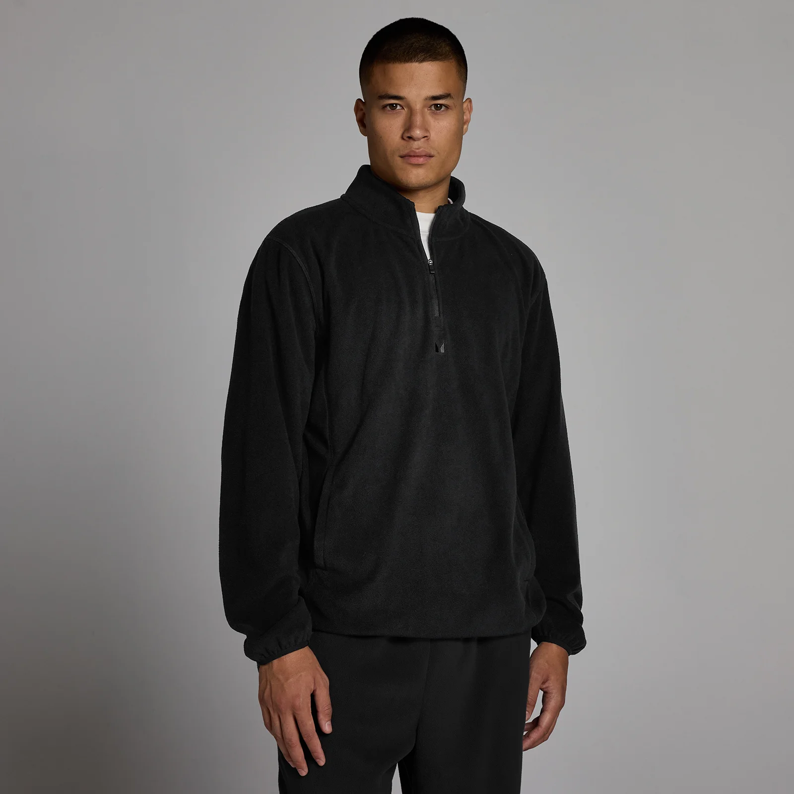 Fleece 1/4 Fecho MP Homem - Preto - L Imagem 1