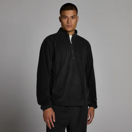 Fleece 1/4 Fecho MP Homem - Preto