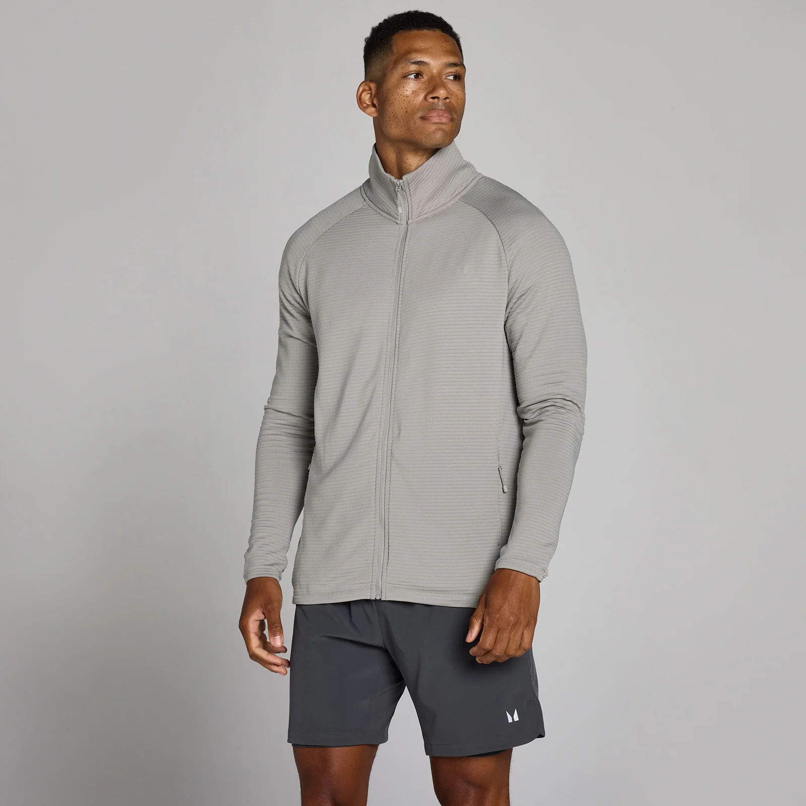 Casaco MP Men's Training Ultra Gridded Zip Through - Cinzento Giz - XS Imagem 1