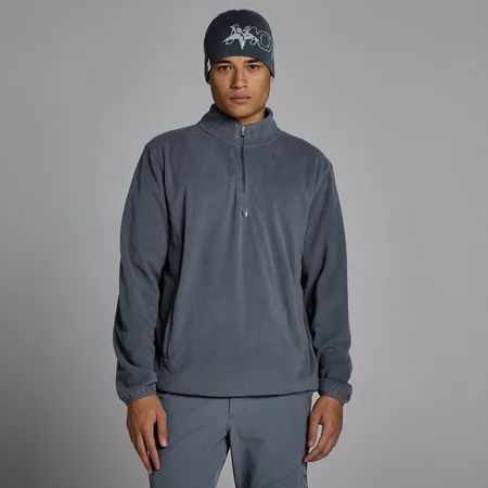 Fleece MP Homem c/ Fecho 1/4 - Granito