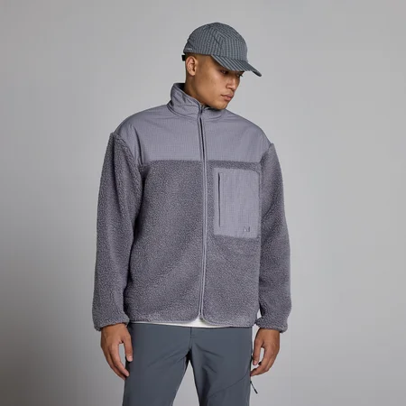 Fleece Borg MP Homem - Mesclado Escuro