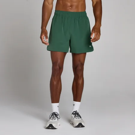 Calções de Treino MP para Homem 5" em Tecido - Verde Corrida
