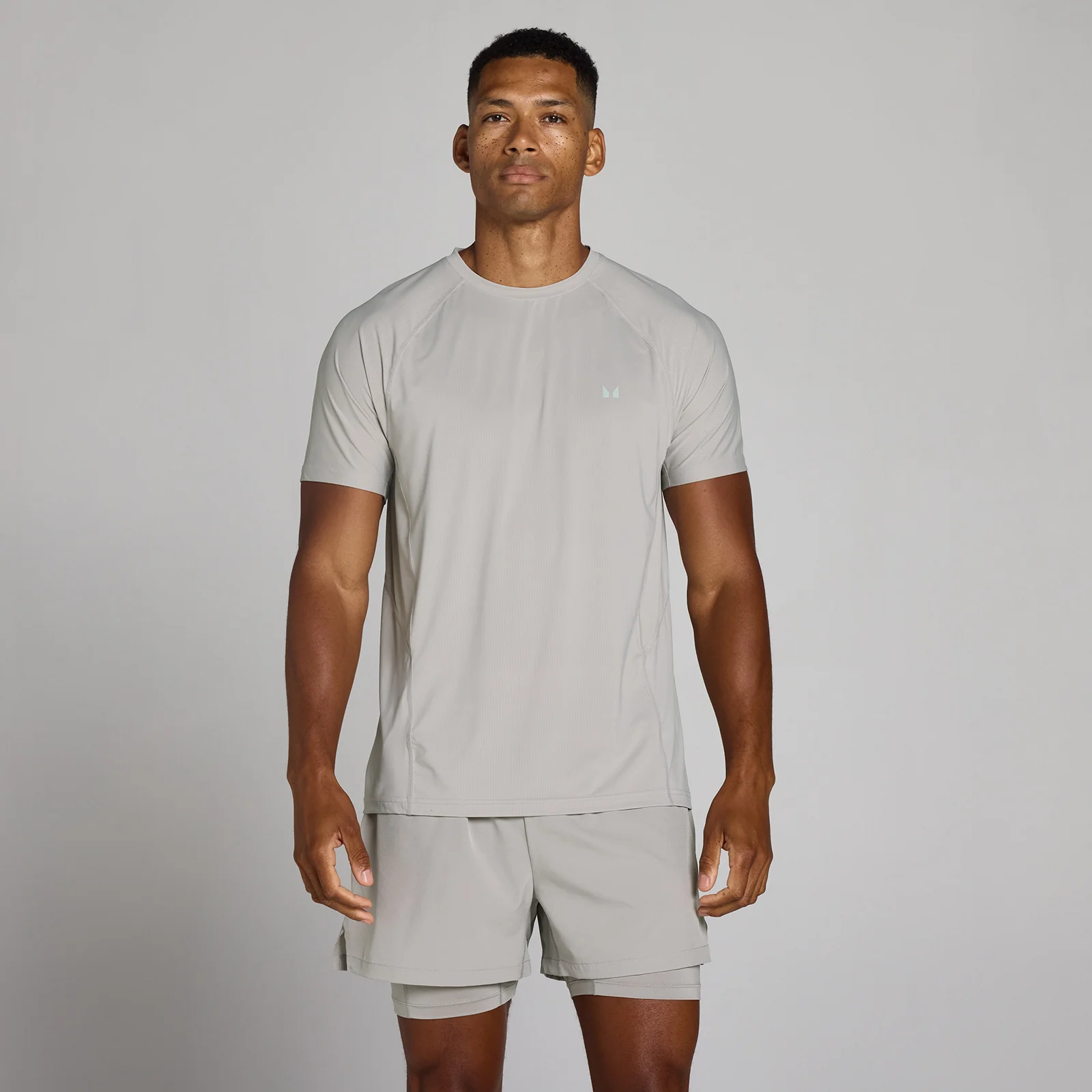 MP Men's Training Ultra Mesh T-Shirt - Chalk Grey - XS Imagem 1