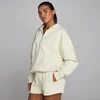 Sweatshirt com Capuz e Fecho MP Basics para Mulher - Poeira do Deserto