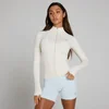 Casaco Sem Costuras com Fecho Completo Tempo Ultra MP Mulher - Névoa/Prateado