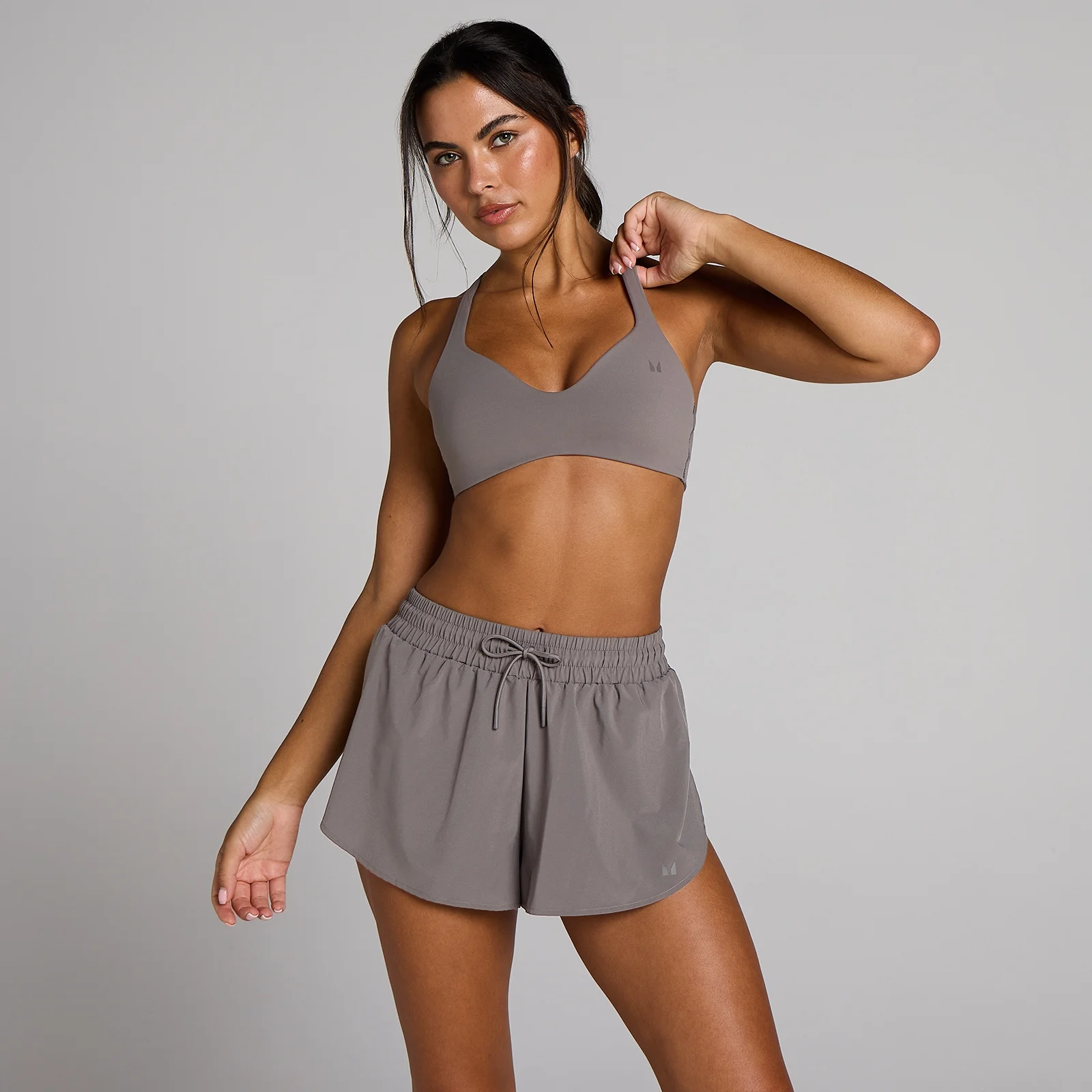 Sutiã Desportivo MP Tempo Twist Back para Mulher - Trufa Escuro - XS Imagem 1