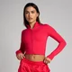 MP Mulher Tempo Cropped Casaco - Chilli
