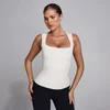 Camisola de Alças Square Neck SculptForm MP Mulher - Pérola