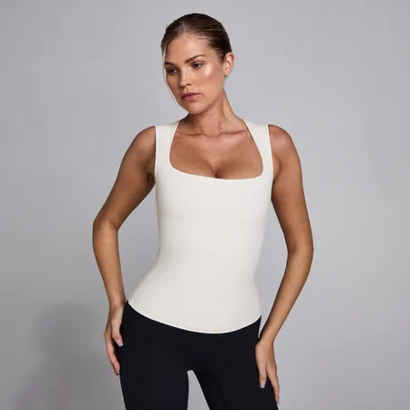 Camisola de Alças Square Neck SculptForm MP Mulher - Pérola